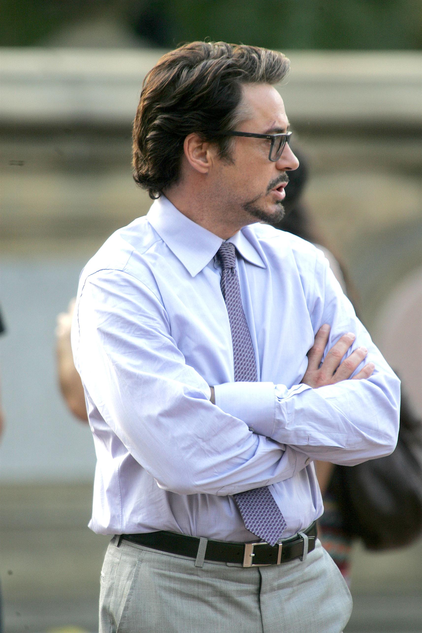 Robert Downey Jr on the set of The Avengers shooting on location | Picture 69562